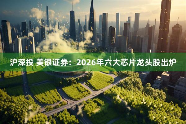 沪深投 美银证券：2026年六大芯片龙头股出炉